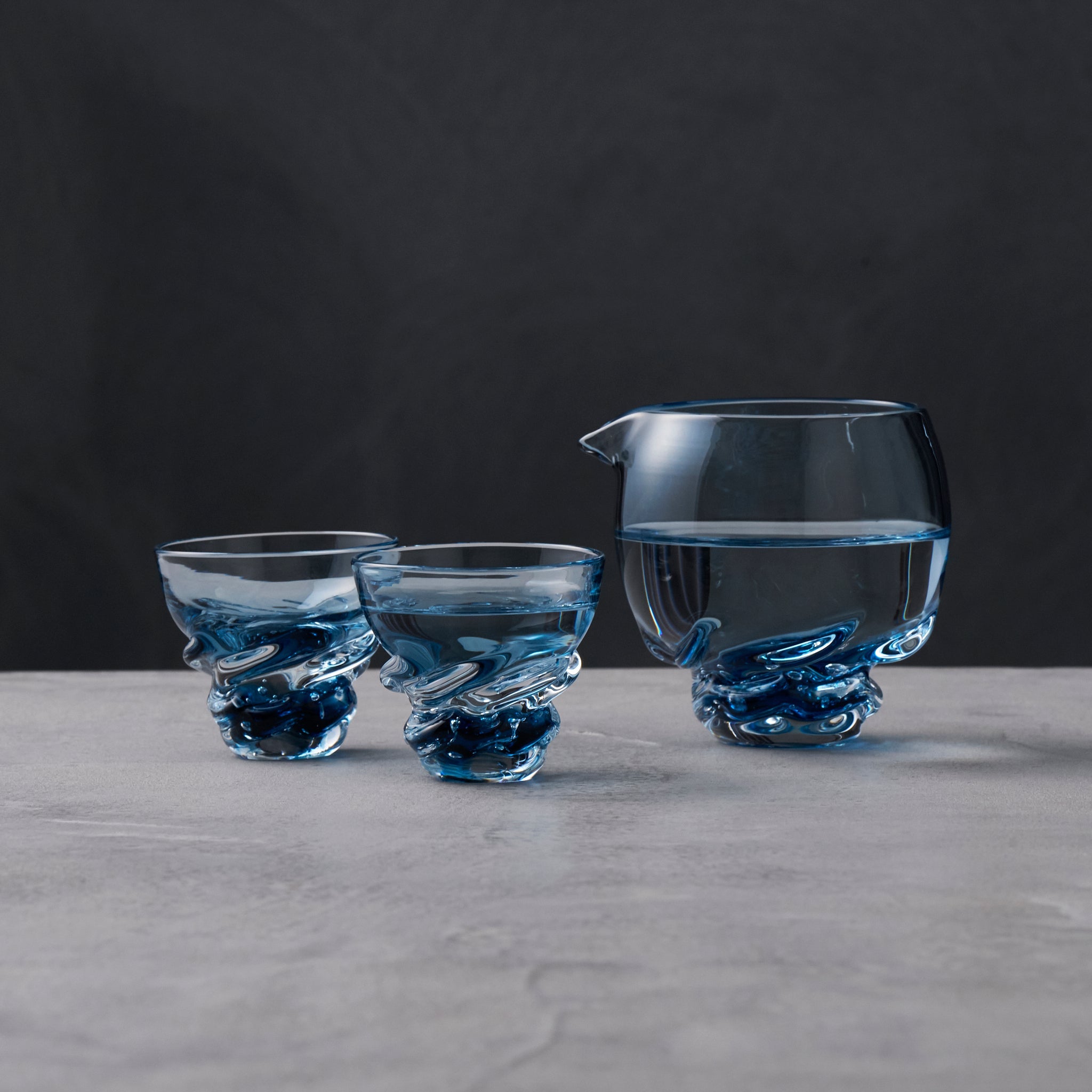 Sake Cups & Carafe – TSUCHI-YA │ ガラスの器と工芸