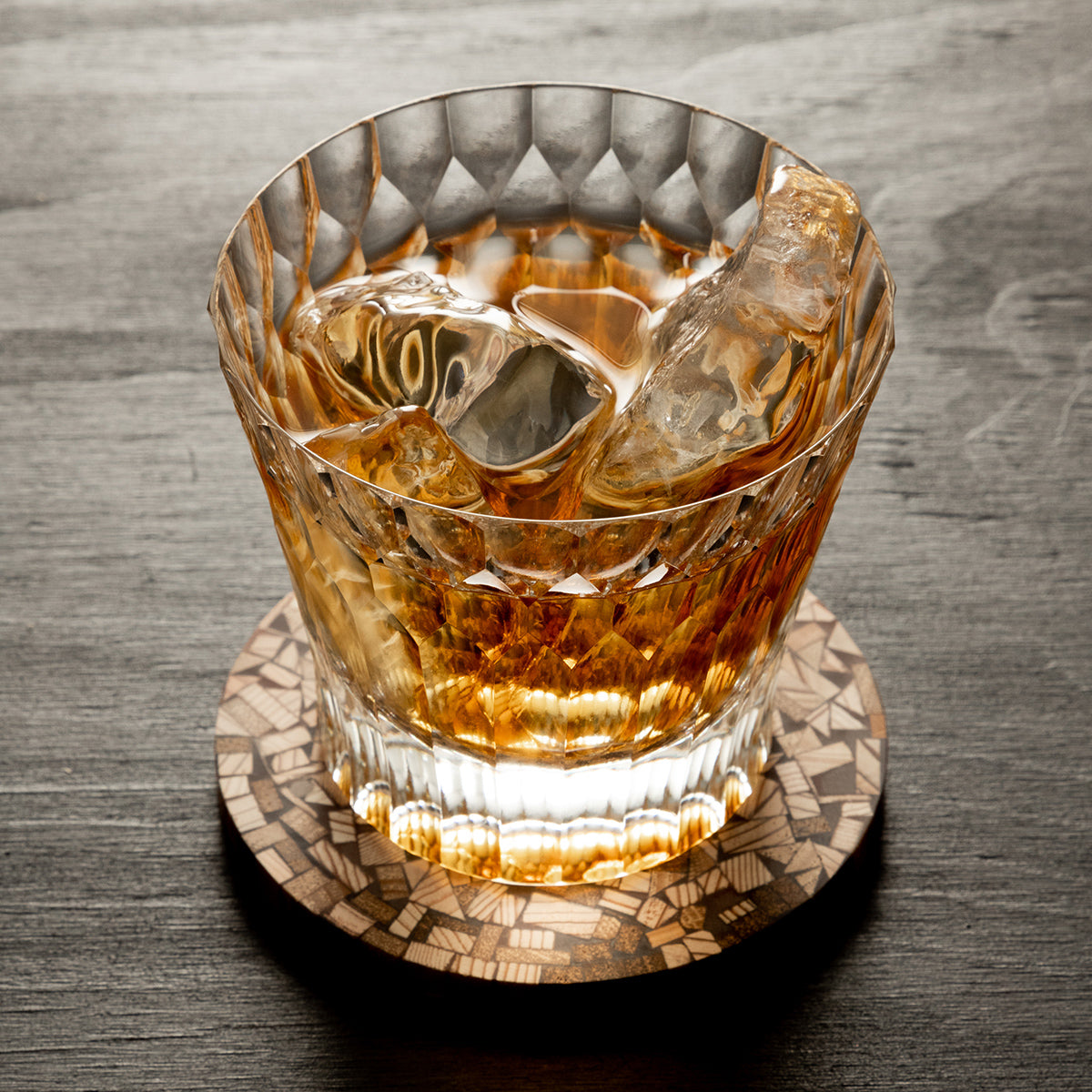 Transparent Edo Kiriko / Sake cup