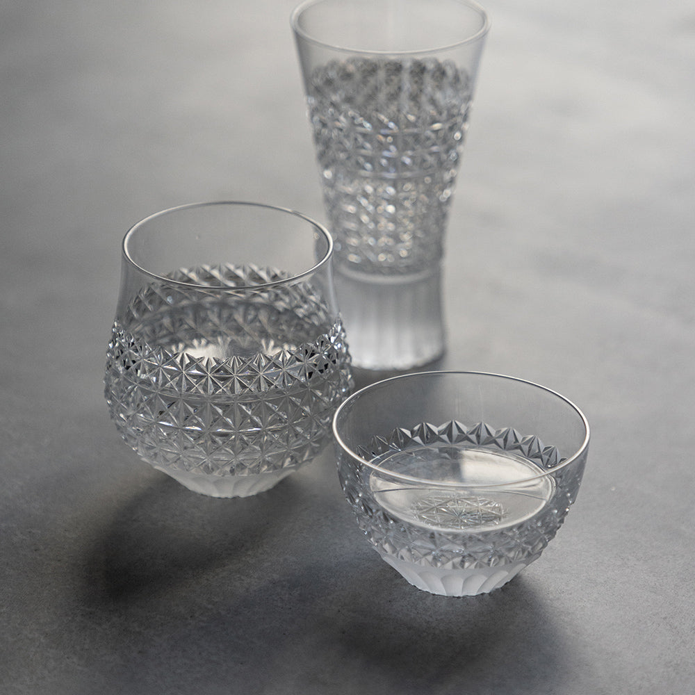 室町硝子工芸│透明の切子