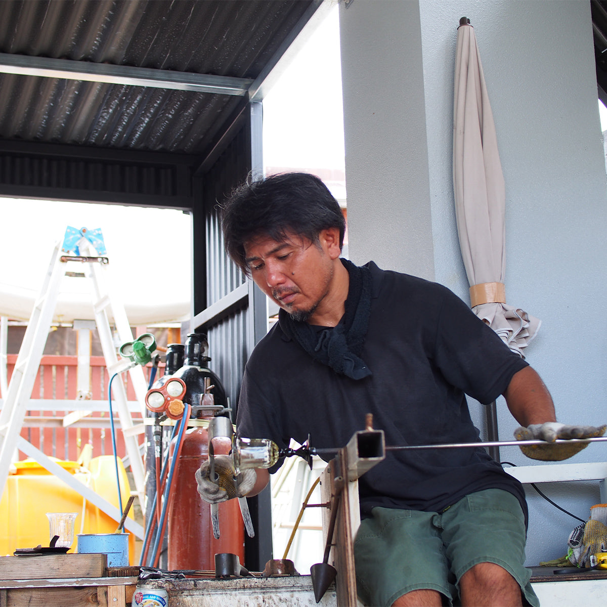 Okinawa's ocean and nature expressed through glass