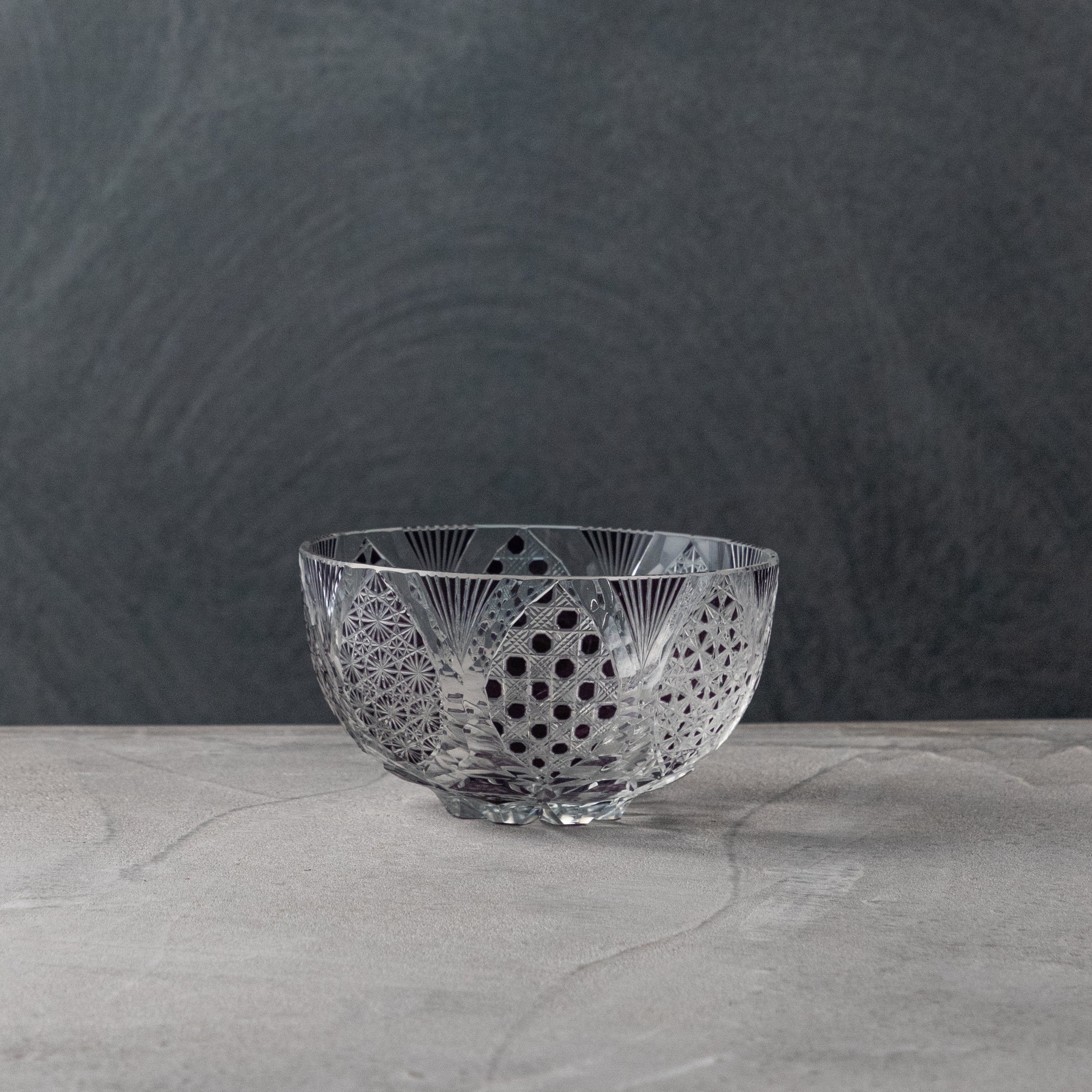 ガラス専門店｜江戸切子 中村敏康｜鉢（stained glass） bowl – TSUCHI