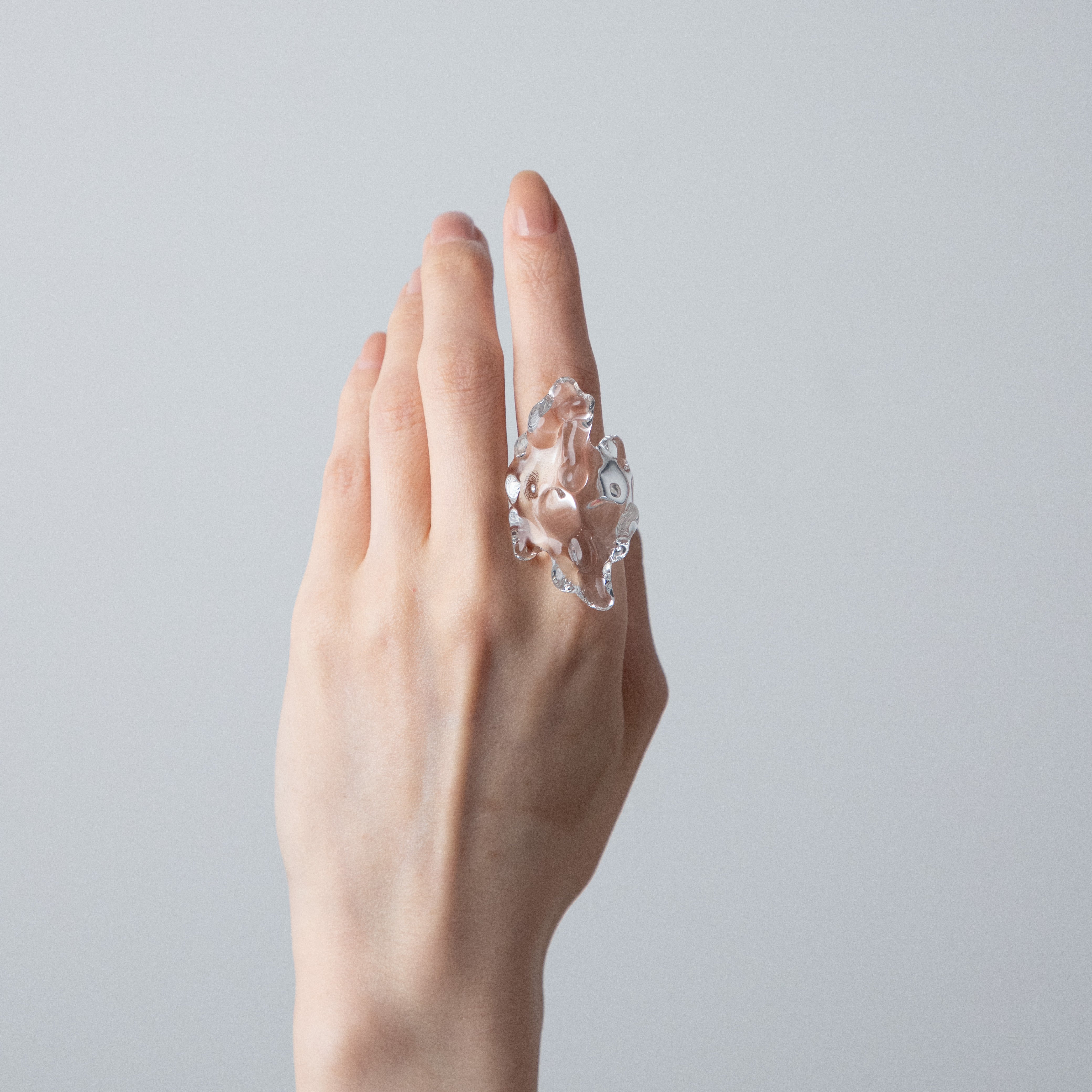 うさぎ屋珠雪 SHIBOU ring_A size 15 – TSUCHI-YA │ ガラスの器と工芸