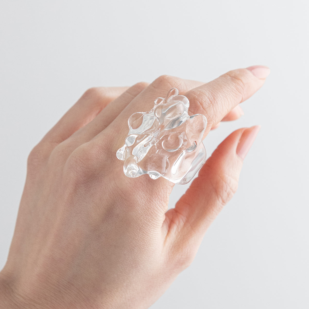 harunasugie ガラスリング ガラス専門店｜harunasugie｜SHIBOU Glass ring 14号 – TSUCHI