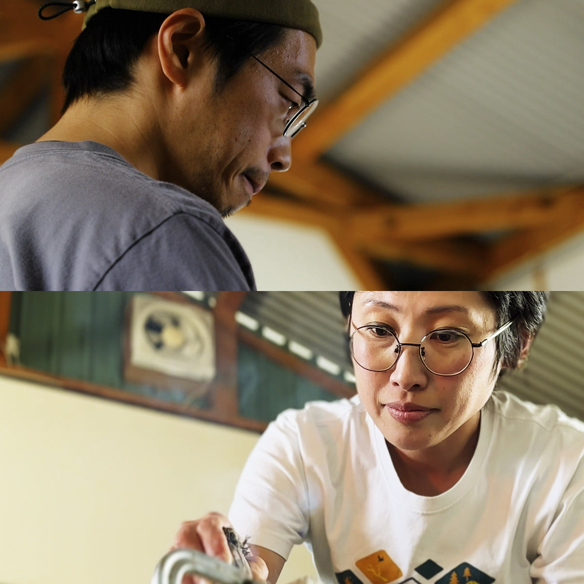 一對夫婦經營的工作室