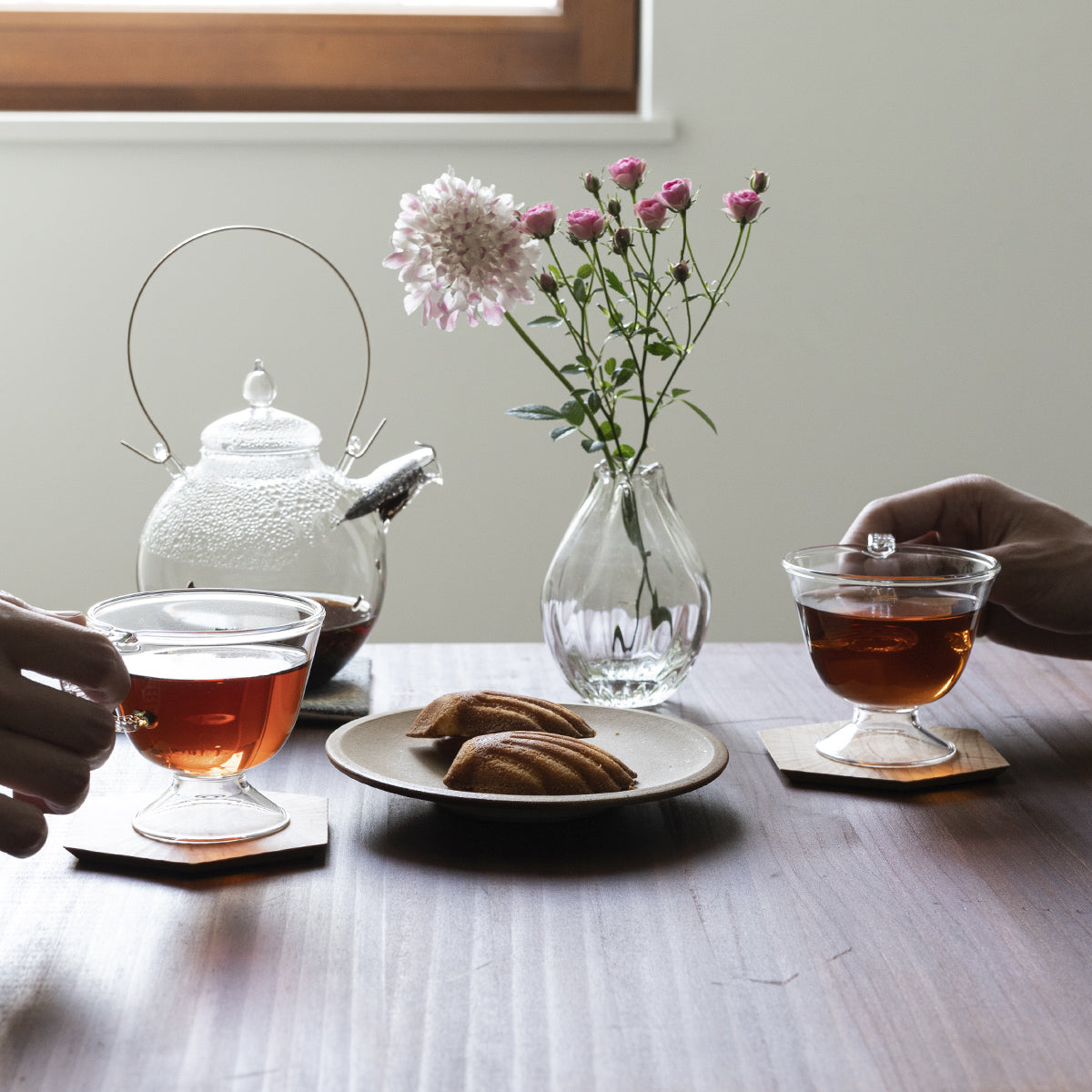 和媽媽一起喝茶的時間