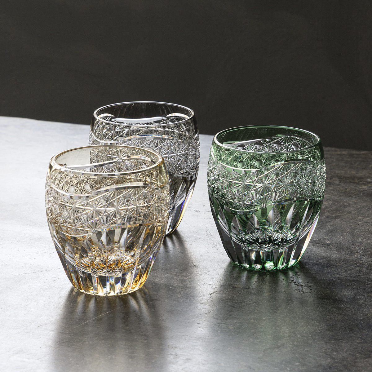 Colored Edo Kiriko / Satsuma Kiriko