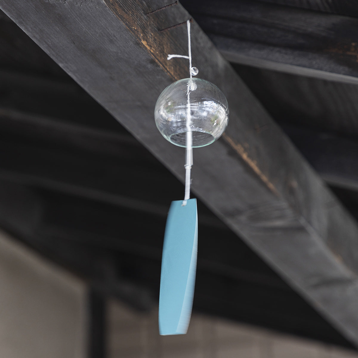 柔らかい音が心地よい<br>透明ガラスの江戸風鈴<br>