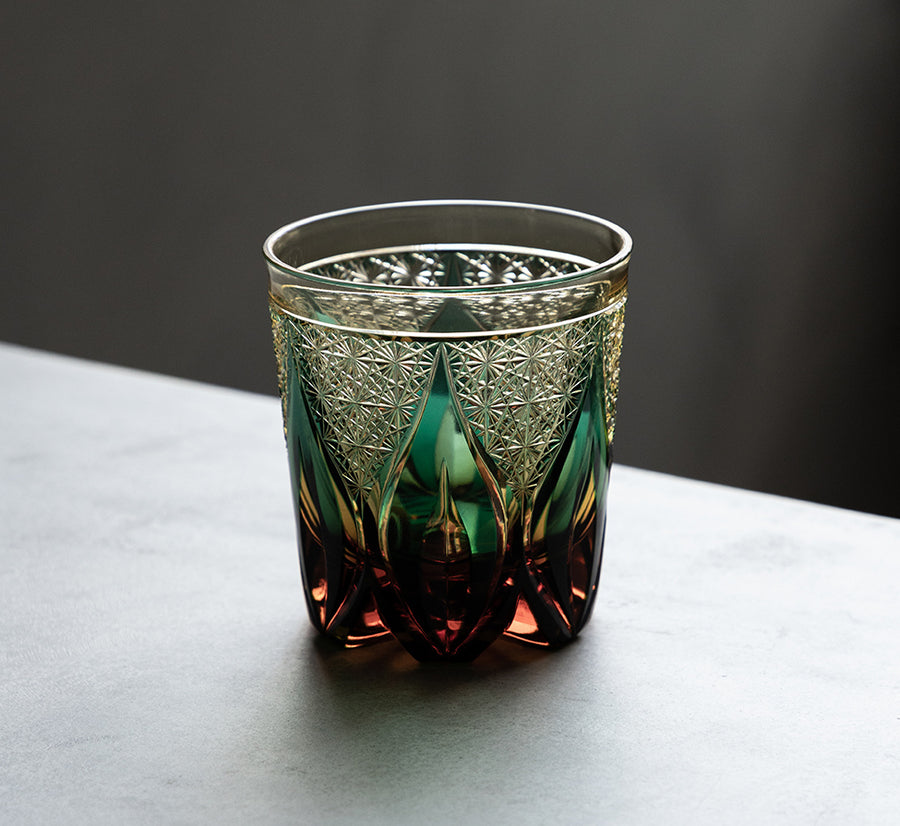 Old Fashioned Glass 雫-Shizuku- 緑琥珀