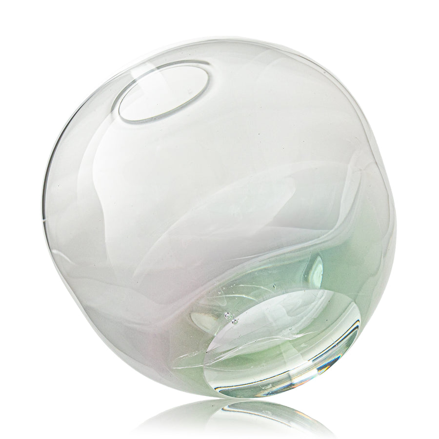 Round vase pale