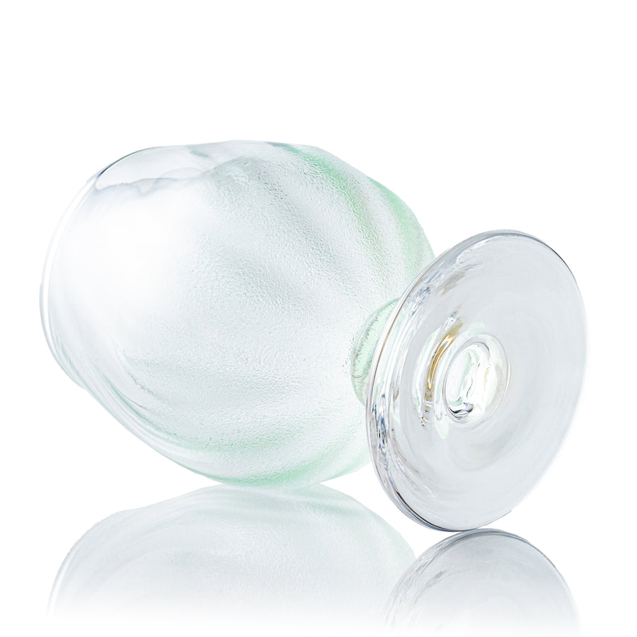 Mint-footed glass (tulip-shaped)