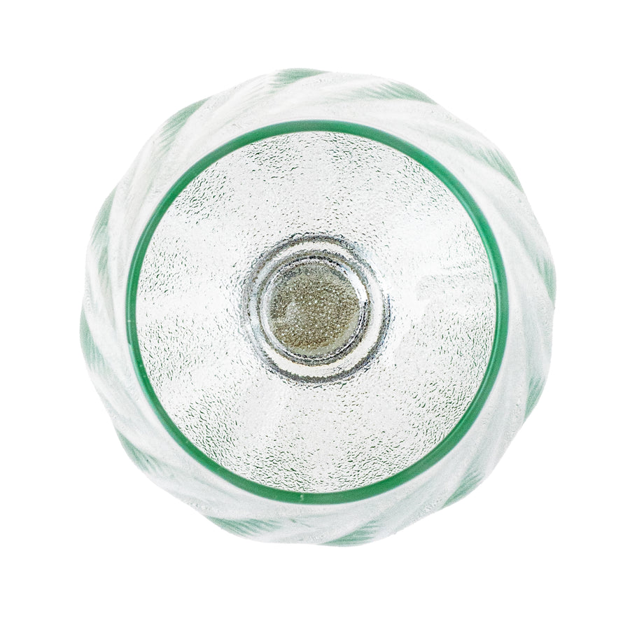 Mint-footed glass (tulip-shaped)