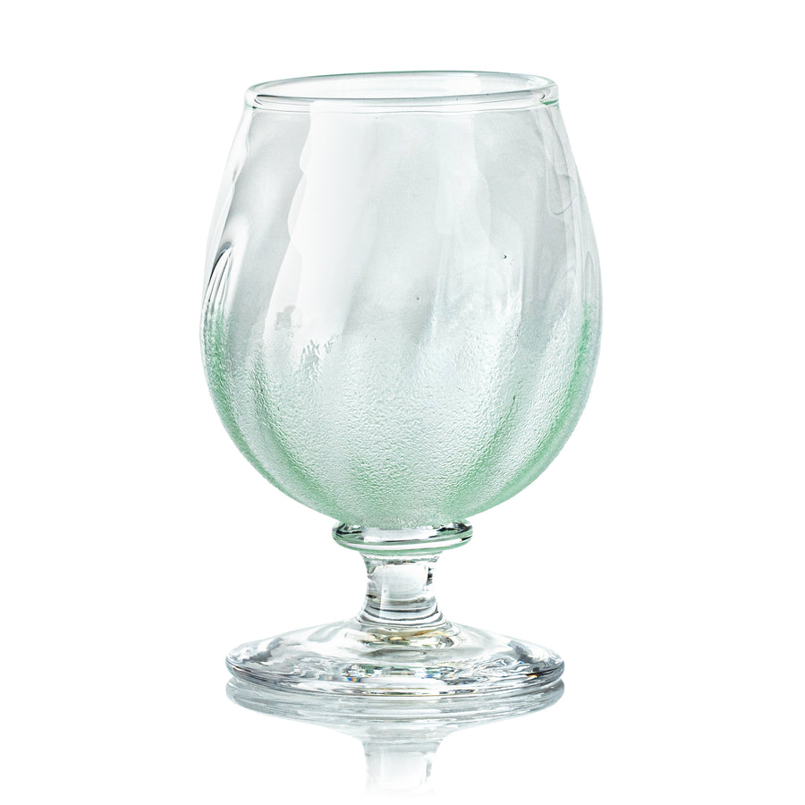 Mint-footed glass (tulip-shaped)