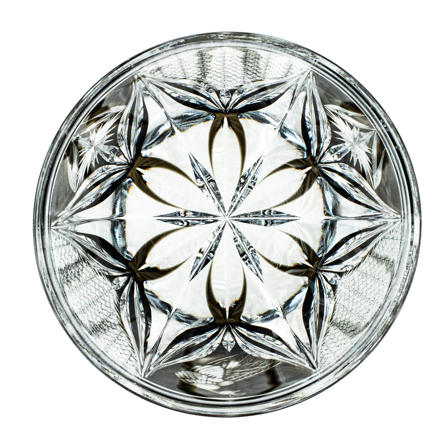 Old Fashioned Glass 孔雀菊花 墨