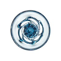 ガラス専門店｜能登島ガラス工房｜Sake Cup Blue 能登藍 流 ぐい呑み