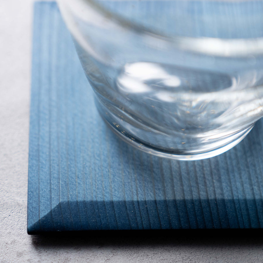 あおい工芸 Glass Specialty Shop | Aizome Studio Chizublue | Cedar Indigo-Dyed