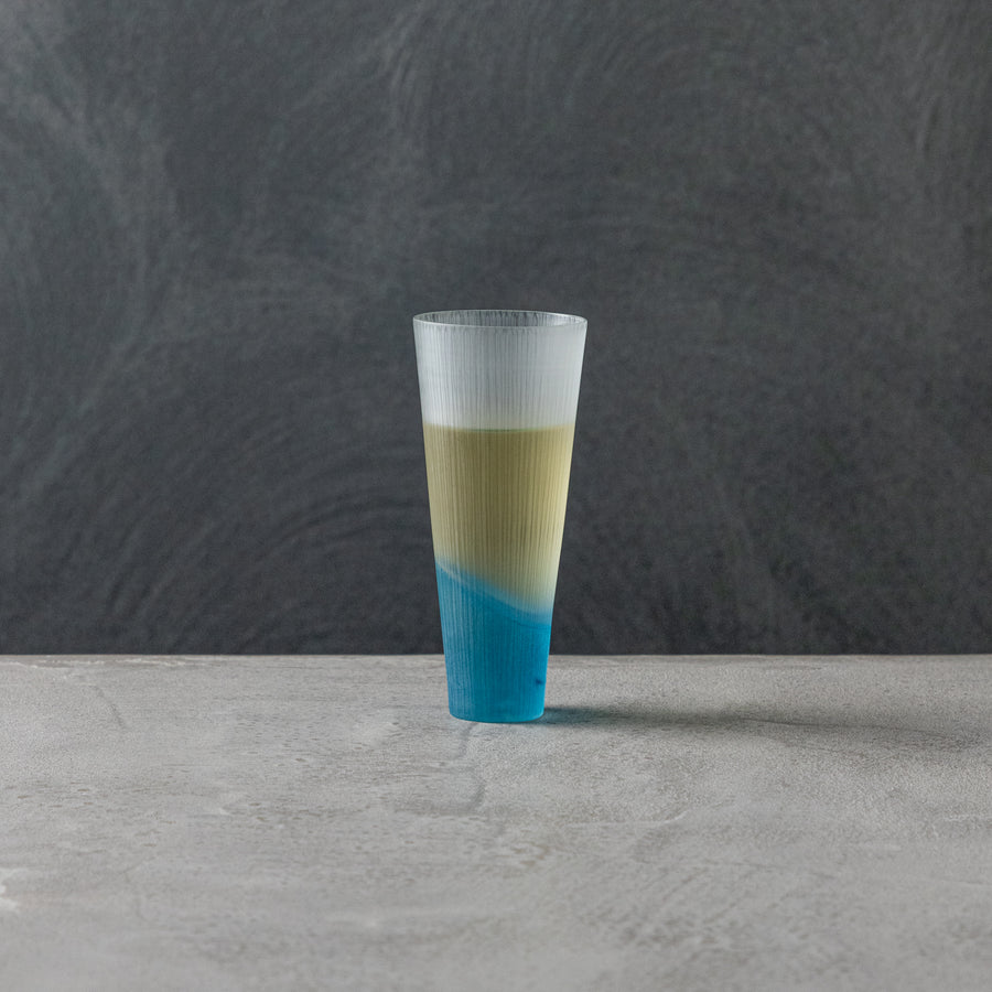 silence_shot glass a /blue