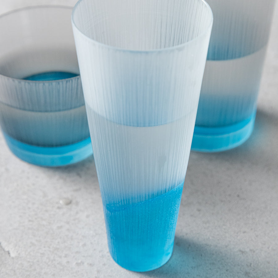 silence_shot glass a /blue