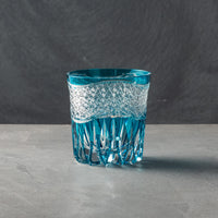 ガラス専門店｜江戸切子｜鍋谷 聰｜ロックグラス 光華 ブルー – TSUCHI