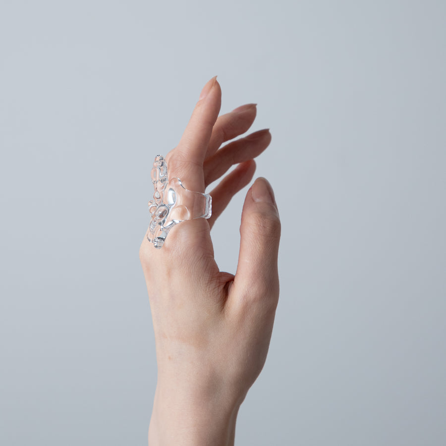SHIBOU ring_A size 15 – TSUCHI-YA │ ガラスの器と工芸