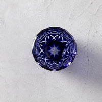 ガラス専門店｜薩摩切子 │ 弟子丸努 │ 猪口華／瑠璃｜切子グラス