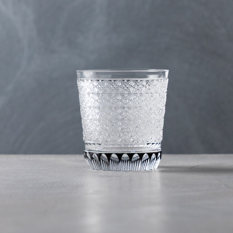 IDEE コリッチ　ヤドリギ Edo Kiriko Amber Green Chrysanthemum Yarai Old Glass – TSUCHI-YA