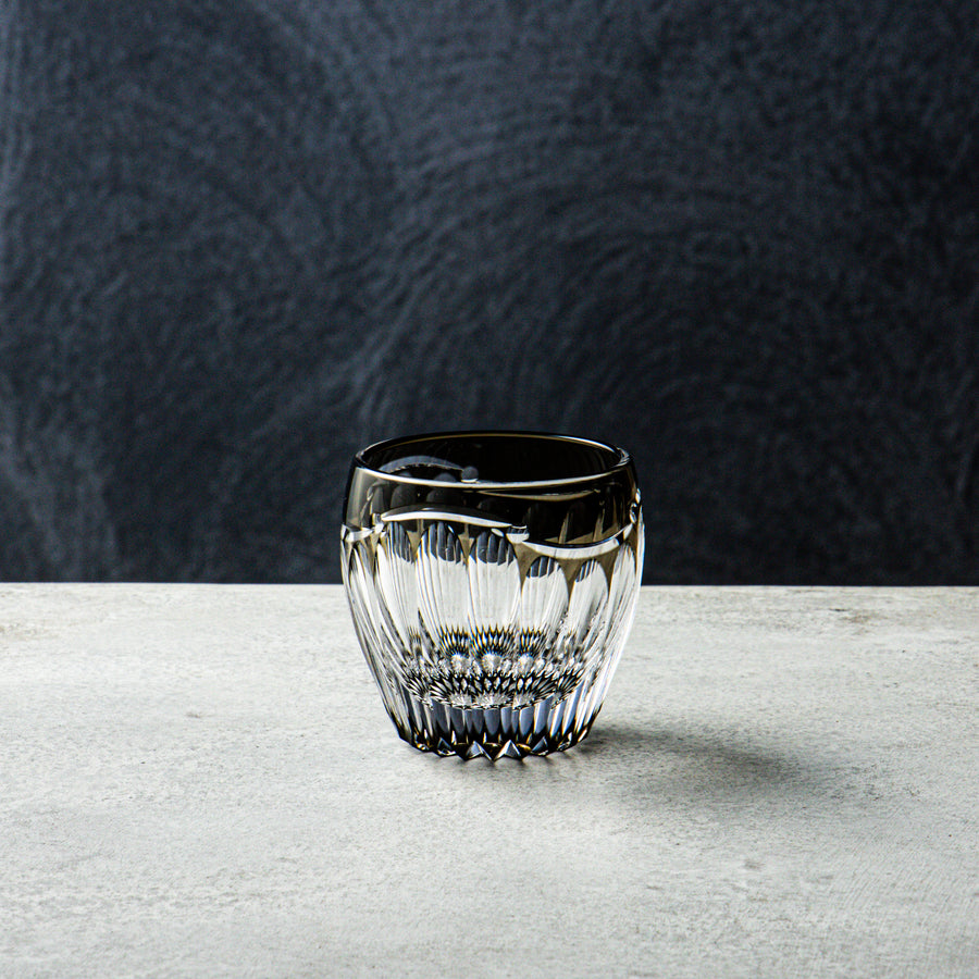 Sake cup buds blue ink
