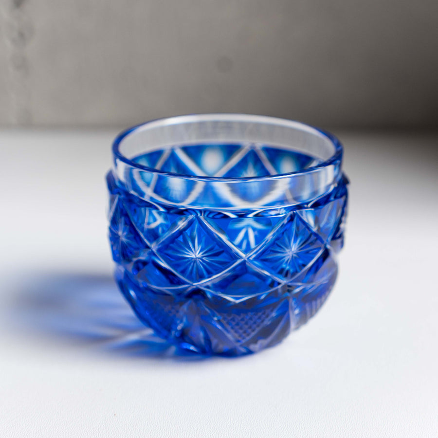 超希少品☆弟子丸努 銘 薩摩切子 蓋付壺（切子、江戸切子、薩摩切子） ガラス専門店｜薩摩切子 │ 弟子丸努 │ 猪口華／瑠璃｜切子グラス
