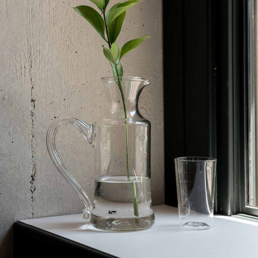 ガラス専門店｜fresco｜olive stained pitcher L – TSUCHI-YA