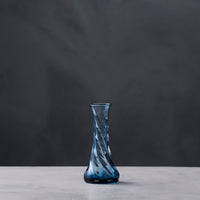 ガラス専門店｜能登島ガラス工房｜Vase 花瓶 能登藍 ねじり 一輪挿し
