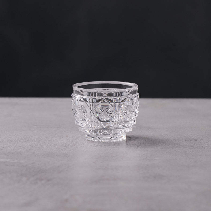 Sake cup (large) cut18/clear