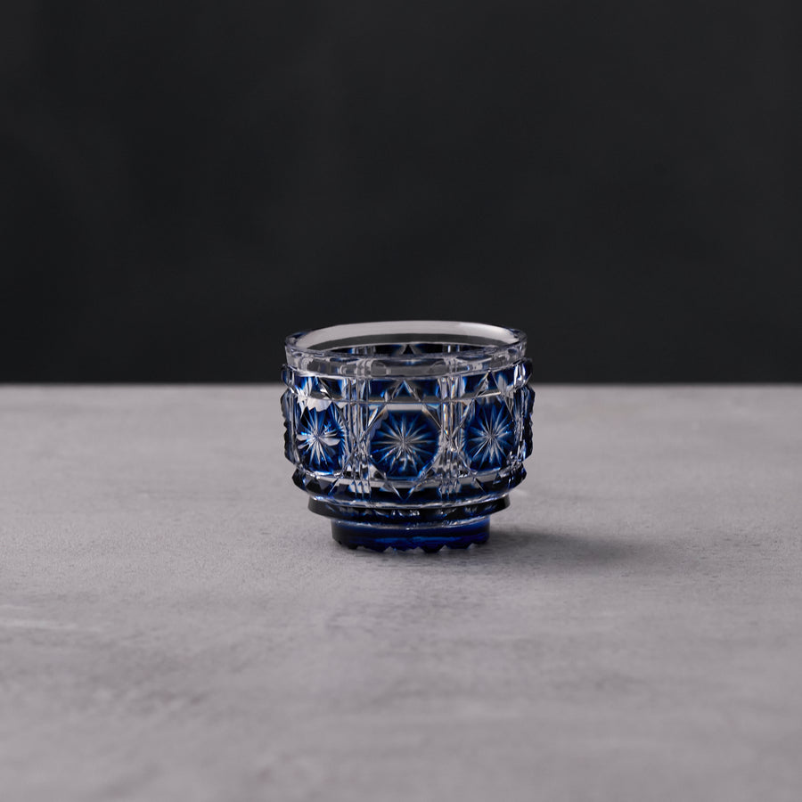 猪口(大) cut18／藍